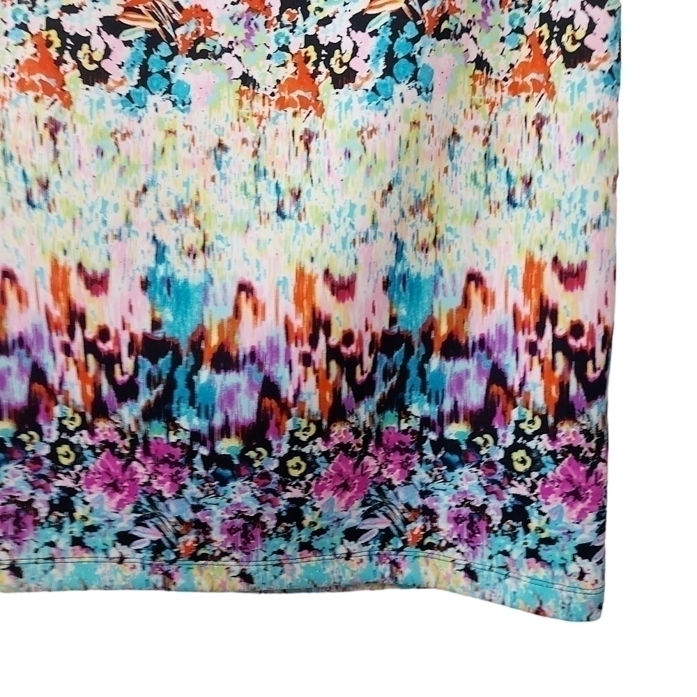 CYNTHIA ROWLEY Multicolor Print Dress Size 4 - Picture 6 of 6
